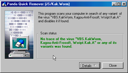 Panda AntiKAK Utility Screenshot